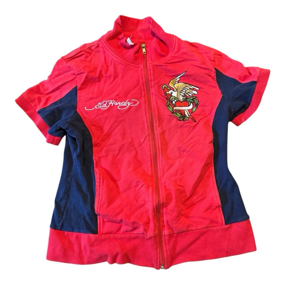 Ed Hardy by Christian Audigier Sacred Heart Graphic Jacket